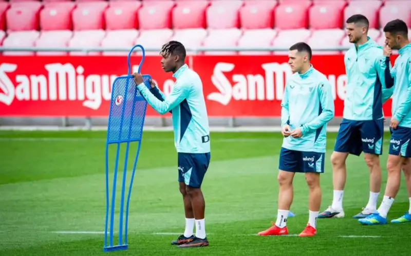 نيكو ويليامز يستعد للعودة إلى صفوف أتلتيك بيلباو بعد توقف دام 51 يوماً